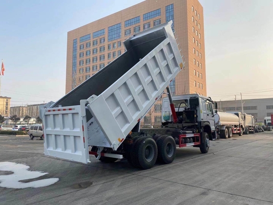 6X4 Sinotruk HOWO 10 Tires Volume Sand Tipper Truck Dump Truck with 300L Fuel Tanker