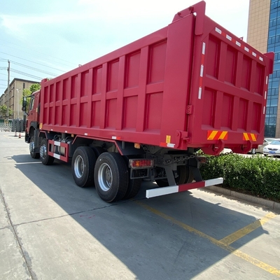 351-450hp HOWO 8X4 Heavy Duty Dumper with 12 Wheels and 300L Fuel Tanker