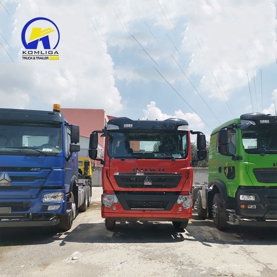 6.5 Speed Ratio Sino Truck HOWO 6X4 Prime Mover Trailer Head Tractor Truck with Parts