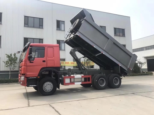 10 Tires 375HP Ghana Tipper Truck with Ventral Tipper Hydraulic Lifting End Efficiency