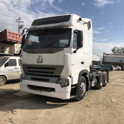 16 Tons Rear Axle and Tire 420HP 6X4 Used Sinotruk HOWO A7 Tractor Truck for Your Benefit