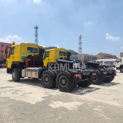 6.5 Speed Ratio Sinotruk HOWO 6X4 371HP 375HP Farm Tractor Trucks with D12.42-20 Engine