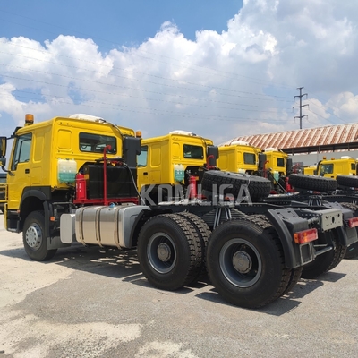 Traction Base 50 /90 Optional Sinotruk 420HP 371 6X4 HOWO Head Tractor Heavy Duty Trucks
