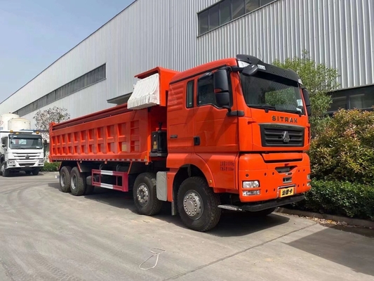ISO Certified 12 Wheeler 8X4 Sinotruck 40 Cubic Meters Tipper Truck with Front Axle Hf9