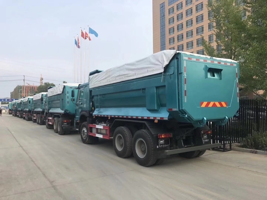 Sinotruk 380HP HOWO Dump Truck in Philippines with Hw76 Cab and DOT Tire Certification
