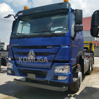 6X4 Engine Capacity＞8L Manual Suspension Tractor Trailer Truck with Electrical System