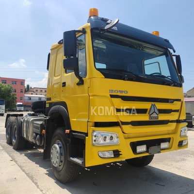 371HP HOWO 6X4 Tractor Truck Head 6X4 and 9 Tons Front Axle with Engine Capacity ＞8L