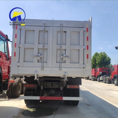 8X4 371HP HOWO Sino Dump Truck Used Tipper Truck with Ventral Tipper Hydraulic Lifting