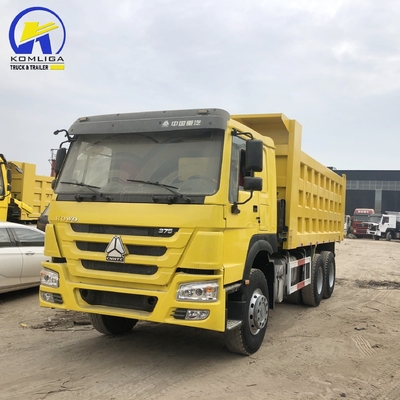 6×4 Drive Wheel Manual Transmission Forland Sinotruk 371 375 Dump Truck in Africa