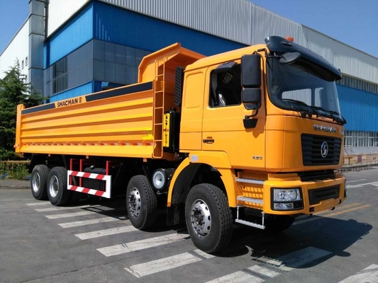 2sets 12 Wheel Shacman 8X4 Dump Truck 40 Tons with Bucket Dimension 5600X2300X1500 20cbm