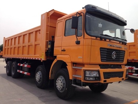 2sets 12 Wheel Shacman 8X4 Dump Truck 40 Tons with Bucket Dimension 5600X2300X1500 20cbm