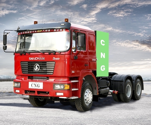 Euro 2 380HP 420HP 6*4 Shacman CNG Tractor Truck for Transportation Needs
