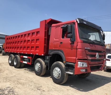 9tons Loading Capacity HOWO Sinotruk 12 Wheels Dump Truck 30tons Lifting by Front Axle