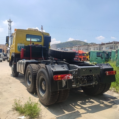 Hw76 Cab HOWO Used Tractor Head 3 Axles 6X4 for Within Your Budget 6800*2500*3200mm