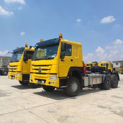 Hw76 Cab HOWO Used Tractor Head 3 Axles 6X4 for Within Your Budget 6800*2500*3200mm