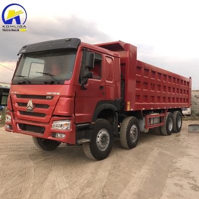Sinotruk 8X4 Tipper Truck 40t Left Hand Drive for Large Scale Construction Projects
