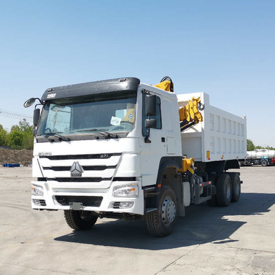 HF9 Front Axle HOWO Sino Dump Truck with Crane at Affordable