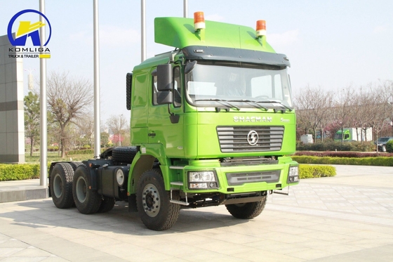 6X4 Tractor Truck Heavy Duty Trailer Truck with Man 7.5 Ton Front Axle Radial Tire Design