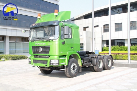 6X4 Tractor Truck Heavy Duty Trailer Truck with Man 7.5 Ton Front Axle Radial Tire Design