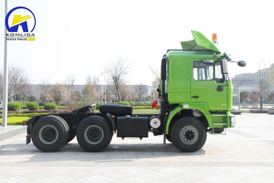 6X4 Tractor Truck Heavy Duty Trailer Truck with Man 7.5 Ton Front Axle Radial Tire Design