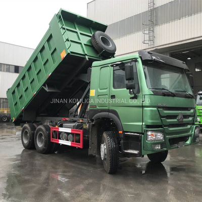 Dump Trucks Sinotruk HOWO 336HP Euro 2 Front Lifting Style Manual Transmission