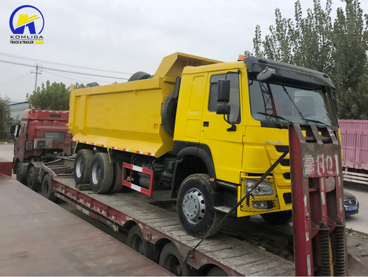 Used HOWO 6X4 Dump Truck 375 HP Left Hand Drive Mining Tipper Truck with D12.42 Engine