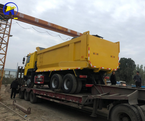 Used HOWO 6X4 Dump Truck 375 HP Left Hand Drive Mining Tipper Truck with D12.42 Engine