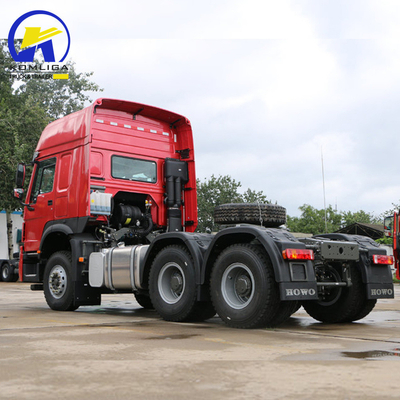 Sinotruk HOWO 6*4 Tractor Truck with D12.42-20 Engine 371 375HP Heavy Duty Used Truck