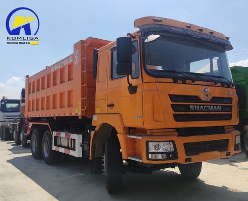 Shacman 20 Cubic 6X4 20-30ton Dumper Truck with 300L Fuel Tanker and DOT Certification