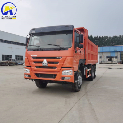 Manual Transmission Type Used Sinotruck HOWO 6X4 Dump Truck 371HP Tipper in Good Condition