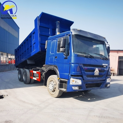 Manual Transmission 375HP Sinotruk 6X4 Dump Tipper Truck with 16tons Loading Capacity