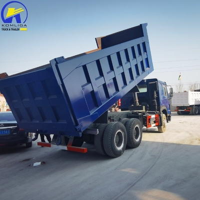 Manual Transmission 375HP Sinotruk 6X4 Dump Tipper Truck with 16tons Loading Capacity