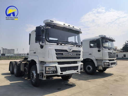 10 Wheels Heavy Duty Shacman Tractor Truck Head with Seats ≤5 and Engine Capacity ＞8L
