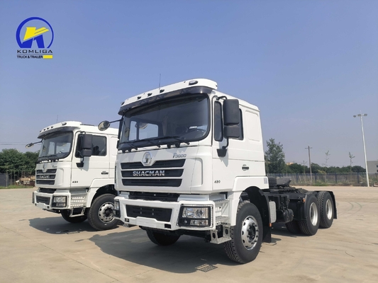 10 Wheels Heavy Duty Shacman Tractor Truck Head with Seats ≤5 and Engine Capacity ＞8L