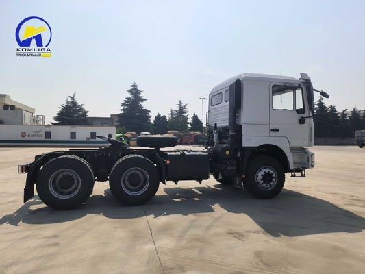 10 Wheels Heavy Duty Shacman Tractor Truck Head with Seats ≤5 and Engine Capacity ＞8L