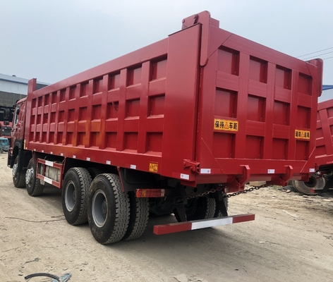 Used Sinotruk 8X4 Heavy Dump Truck with Front Lift Device Customized Request Accepted