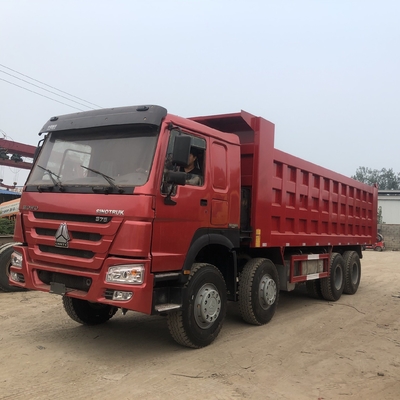 Used Sinotruk 8X4 Heavy Dump Truck with Front Lift Device Customized Request Accepted