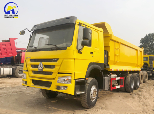 Manual Transmission Type Used 10 Wheels 6X4 Dump Truck with Radial Tire Design
