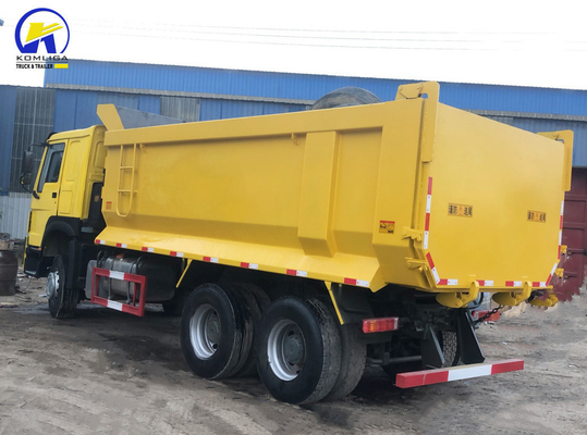 Manual Transmission Type Used 10 Wheels 6X4 Dump Truck with Radial Tire Design