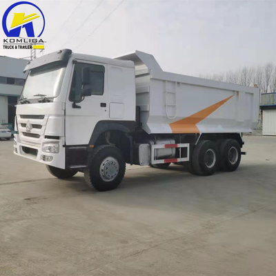Sinotruk HOWO U Shape Used Dump Truck with 371HP Horse Power and 1200r20 Radial Tires