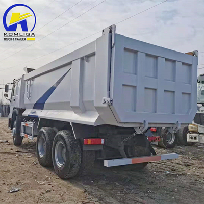 Sinotruk HOWO U Shape Used Dump Truck with 371HP Horse Power and 1200r20 Radial Tires