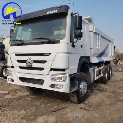 Sinotruk HOWO U Shape Used Dump Truck with 371HP Horse Power and 1200r20 Radial Tires
