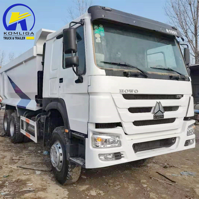 Sinotruk HOWO U Shape Used Dump Truck with 371HP Horse Power and 1200r20 Radial Tires