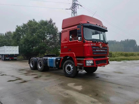 Used Shacman 10 Tyres Tractor Truck with Man 16 Tons Two-Stage Reduction Gear Rear Axle