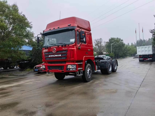 Used Shacman 10 Tyres Tractor Truck with Man 16 Tons Two-Stage Reduction Gear Rear Axle