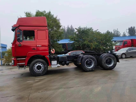 Used Shacman 10 Tyres Tractor Truck with Man 16 Tons Two-Stage Reduction Gear Rear Axle