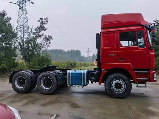 Used Shacman 10 Tyres Tractor Truck with Man 16 Tons Two-Stage Reduction Gear Rear Axle