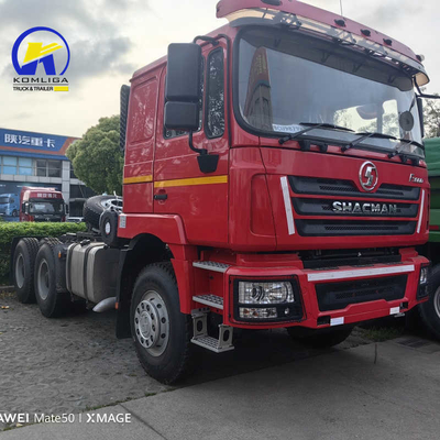 Techinical Spare Parts Support 10 Wheels Shacman Tractor Truck Head with Engine Capacity＞8L