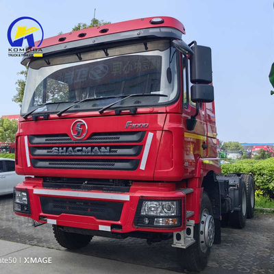 Techinical Spare Parts Support 10 Wheels Shacman Tractor Truck Head with Engine Capacity＞8L