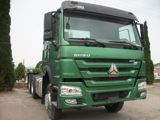 Steering Zf Steering HOWO 3 Axles 6X4 Tractor Truck Head Prime Mover 6800*2500*3200mm